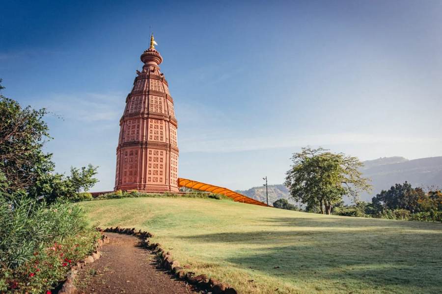 Temple Shikhara, Govardhan Eco Village